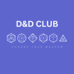 Teen Dungeons and Dragons Club with Dice.